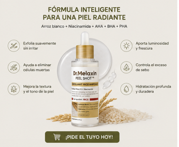 Dr. Melaxin | Ampolla de Arroz Blanco