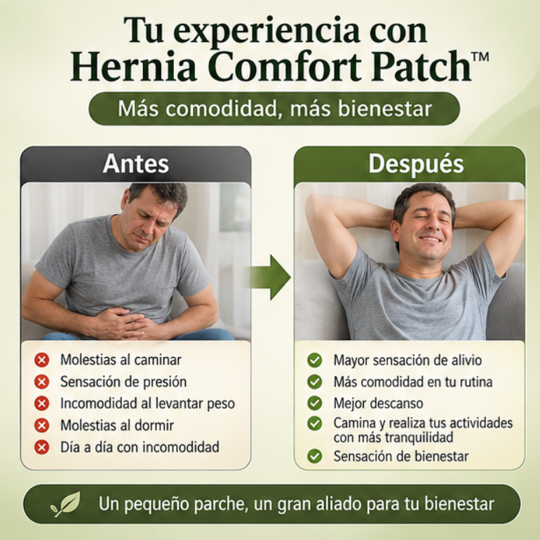 Hernia Comfort Patch™ | Parche de Bienestar Abdominal