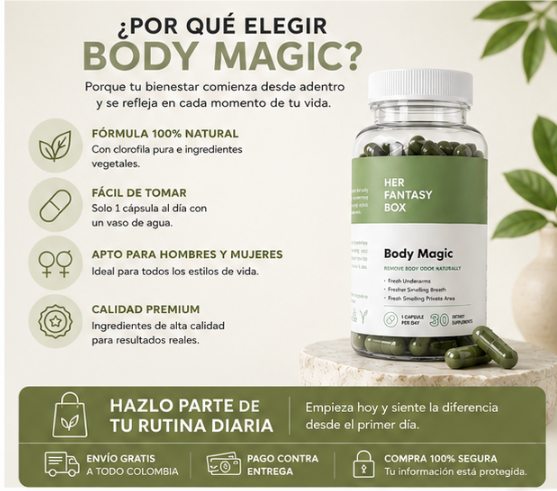 Body Magic™ | Cápsulas de Clorofila
