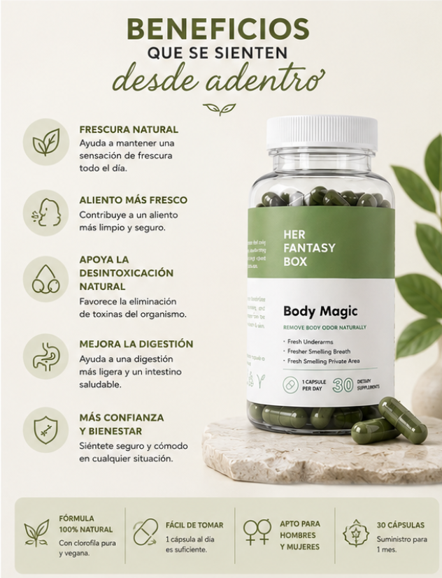 Body Magic™ | Cápsulas de Clorofila