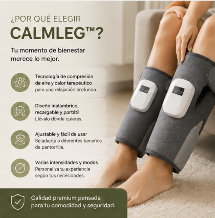 CalmLeg™ | Masajeador Inteligente
