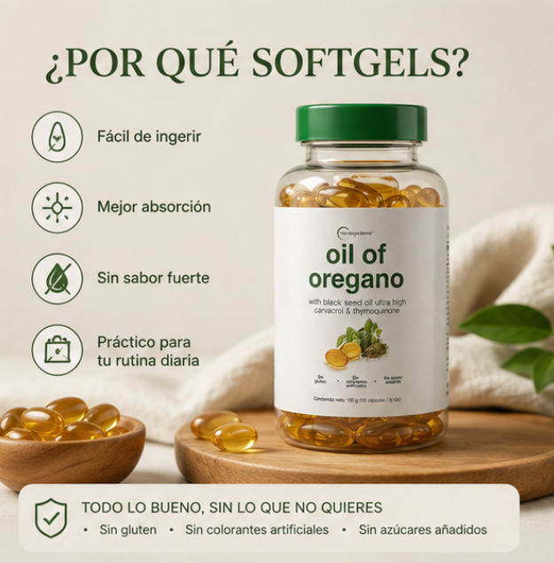 Aceite de Orégano™ | Defensa Antioxidante para el cuerpo