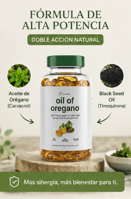 Aceite de Orégano™ | Defensa Antioxidante para el cuerpo