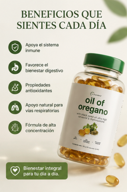 Aceite de Orégano™ | Defensa Antioxidante para el cuerpo