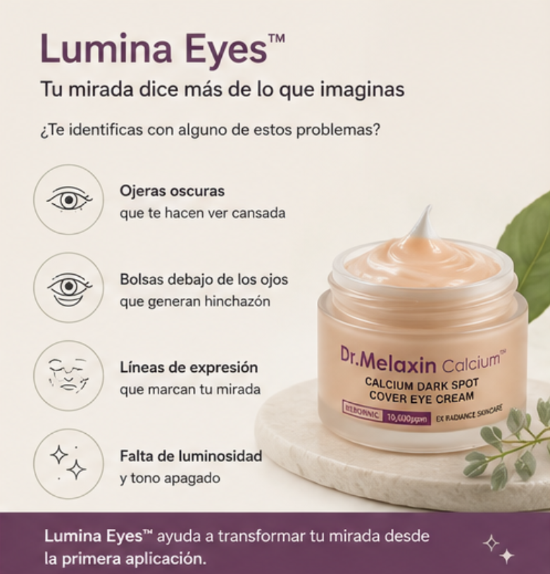 Lumina Eyes™ | Dr. Melaxin Crema Antiojera