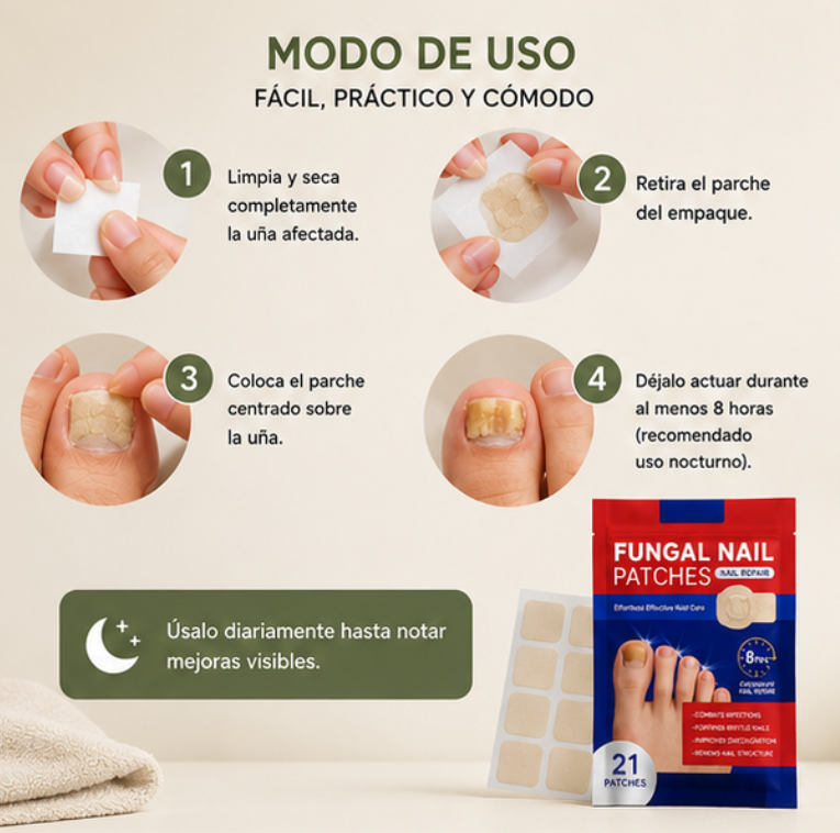 NailPure™ | Parches Reparadores para Uñas