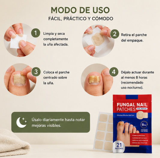 NailPure™ | Parches Reparadores para Uñas
