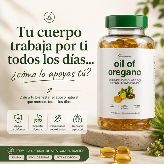 Aceite de Orégano™ | Defensa Antioxidante para el cuerpo