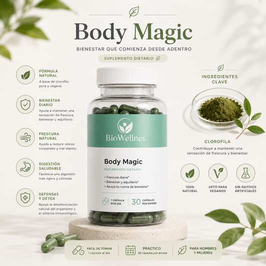 Body Magic™ | Cápsulas de Clorofila